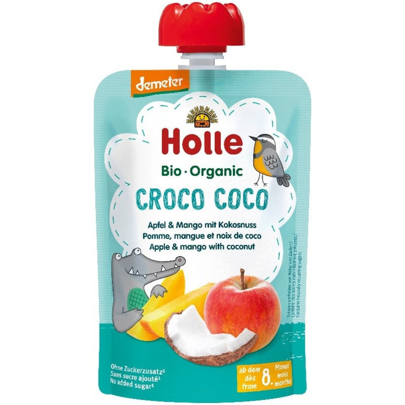 Holle BIO Kapsička jablko, mango a kokos