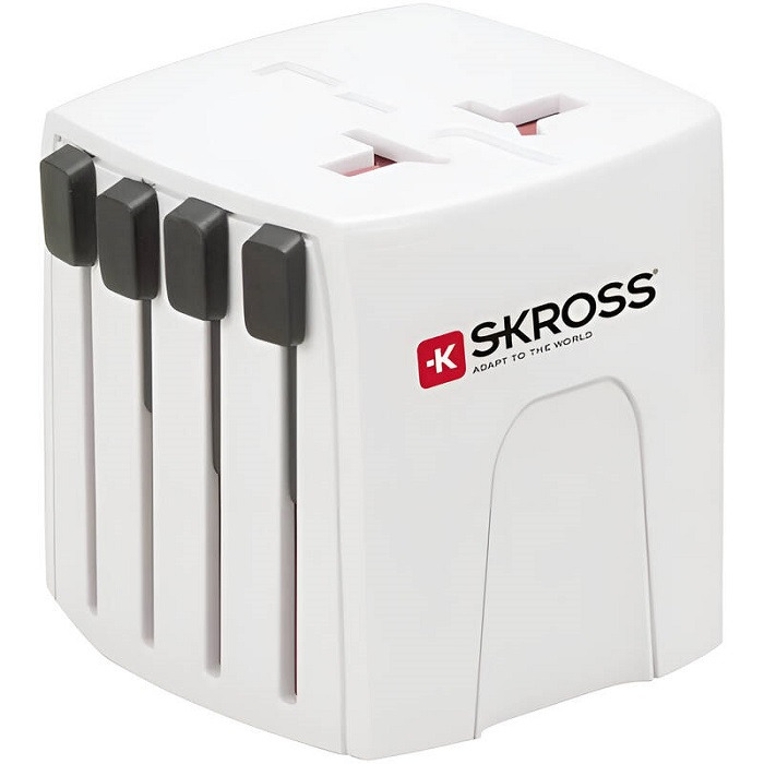 Cestovní adaptér SKROSS MUV Micro / 100–250 V / bílá Varianta: ivi1