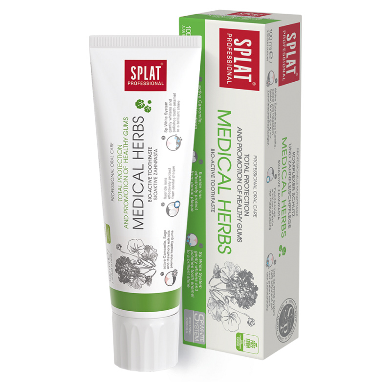 Splat Professional Medical Herbs bioaktivní zubní pasta pro ochranu zubů a dásní 100 g