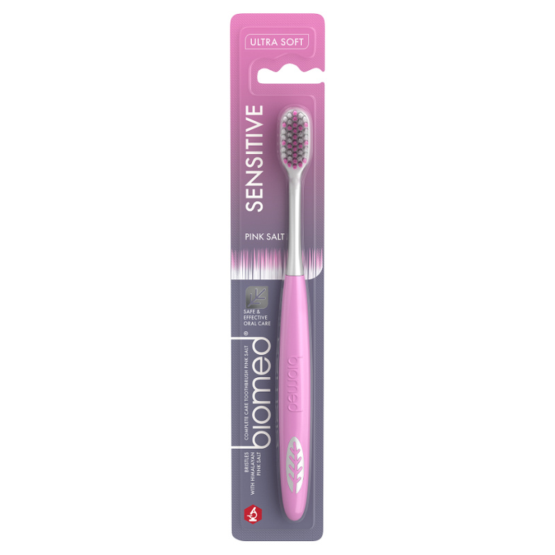 Biomed Pink Salt zubní kartáček 1 ks