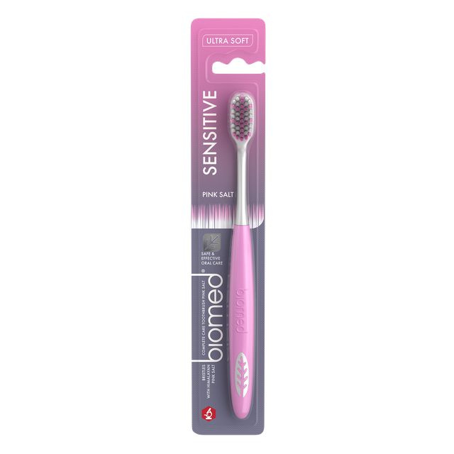 Biomed Pink Salt zubní kartáček 1 ks