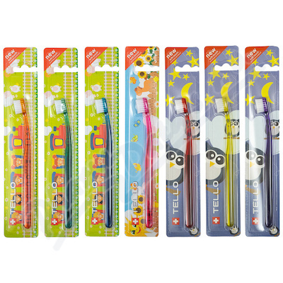 TELLO Kids 10400 zubní kartáček pro děti Mega Soft 1 ks