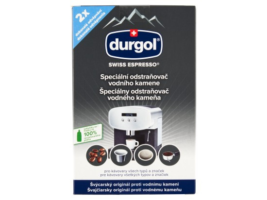 Odvápňovač kávovarů Durgol SWISS ESPRESSO - 2x 125 ml
