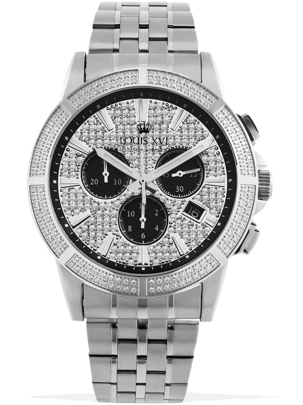 Louis XVI LXVI1038 Majeste Iced Out Chronograph 43mm