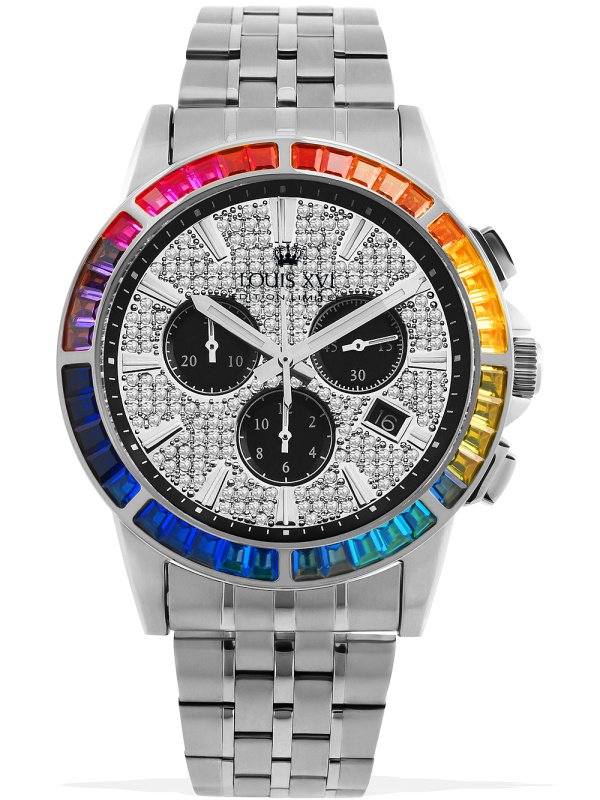 Louis XVI LXVI1121 Majeste Iced Out Chronograph 43mm