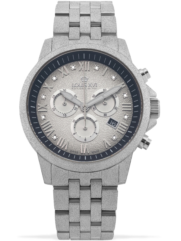 Louis XVI LXVI1081 Aramis Frosted Chronograph 43mm