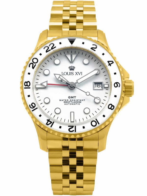 Louis XVI LXVI1431 Mirabeau Automatic GMT 41mm 20ATM