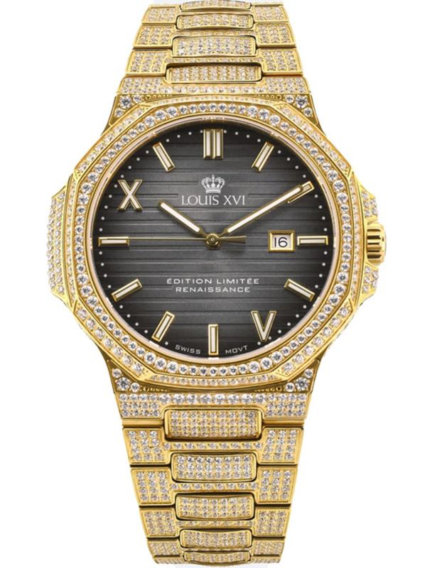 Louis XVI LXVI1602 Renaissance Iced Out Limited 40mm 5ATM