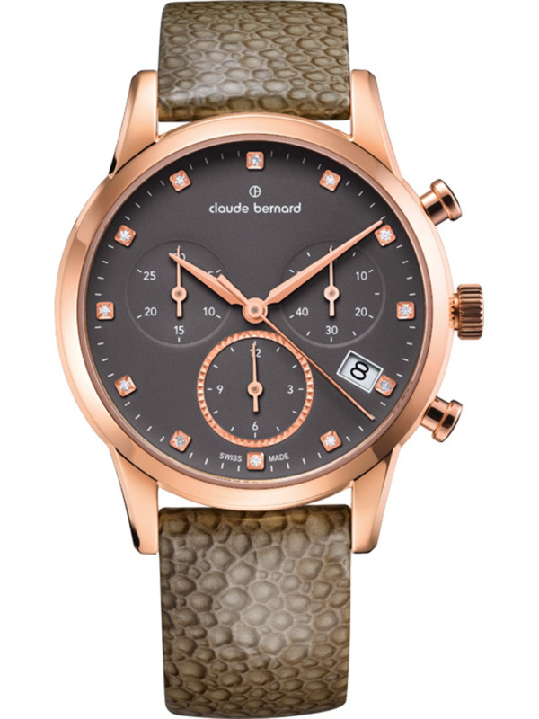 Claude Bernard 10231-37R-TAPR1 Classic Chronograph 35mm 5ATM
