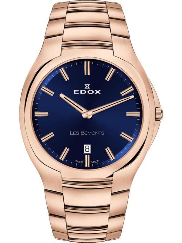 Edox 56003-37R-BUIR Les Bemonts Mens 40mm