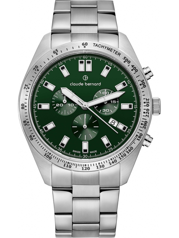 Claude Bernard 10247-3M-VIN ST50 Chronograph 44mm 5ATM