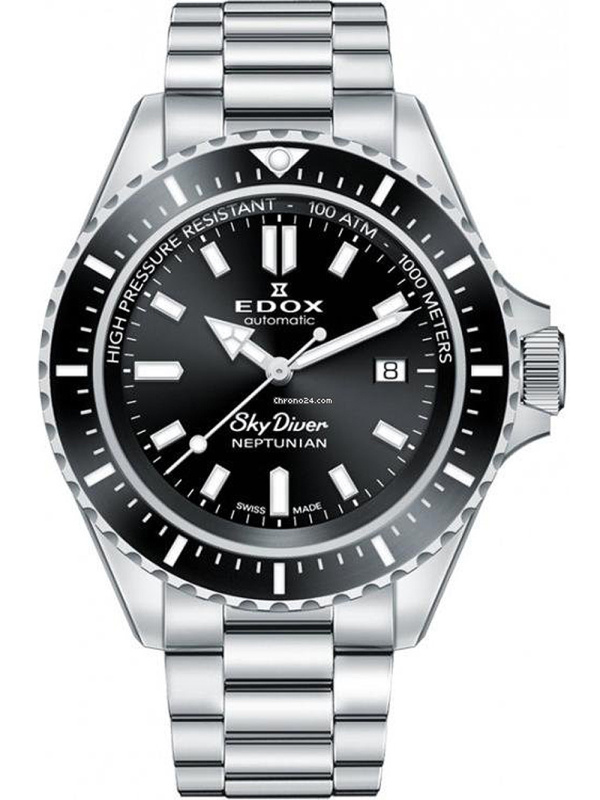 Edox 80120-3NM-NIN Skydiver Automatik 44mm