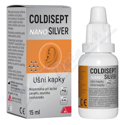 COLDISEPT Nanosilver ušní kapky 15 ml