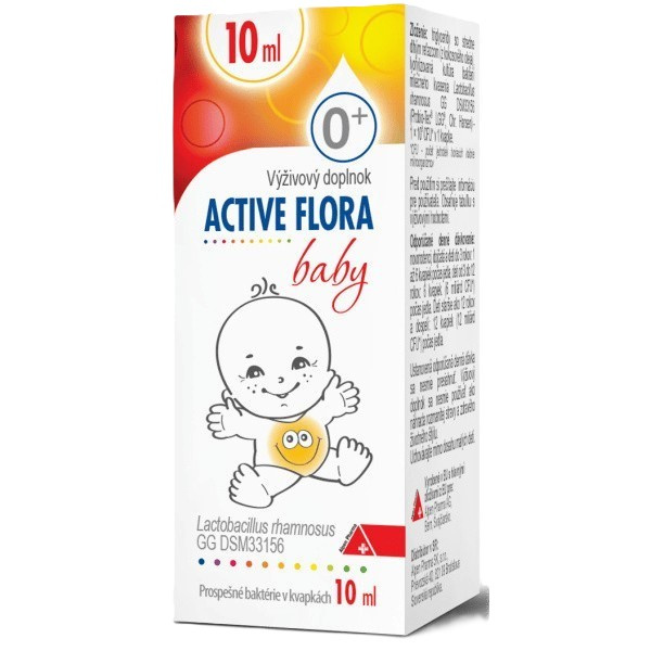 ACTIVE FLORA Baby 0+m probiotické kapky 10 ml