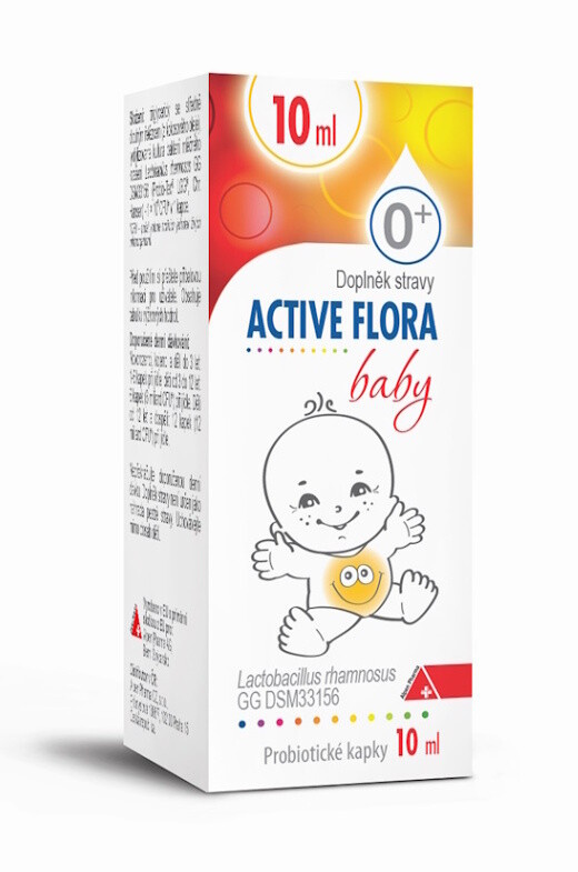 ACTIVE FLORA Baby 0+m probiotické kapky 10 ml