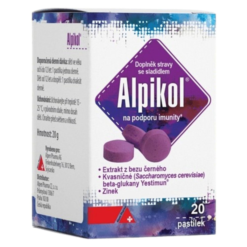 ALPIKOL Na podporu imunity 20 pastilek