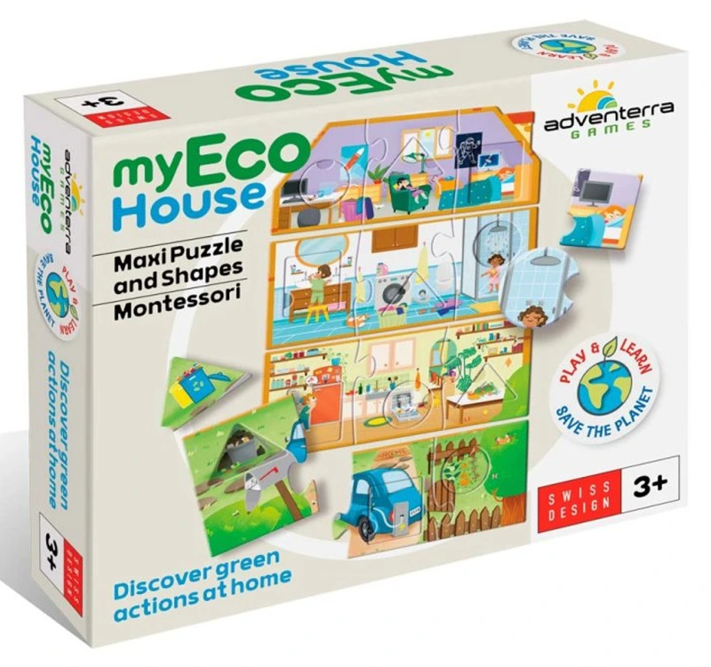 Můj EKO dům - puzzle z kategorie Maxi dílky