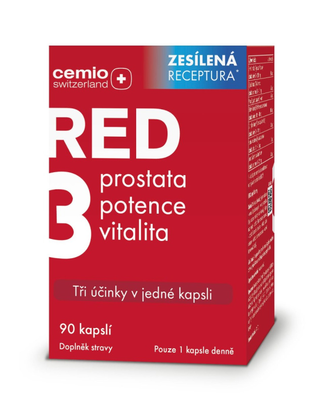 Cemio RED3 cps. 90 NOVÝ