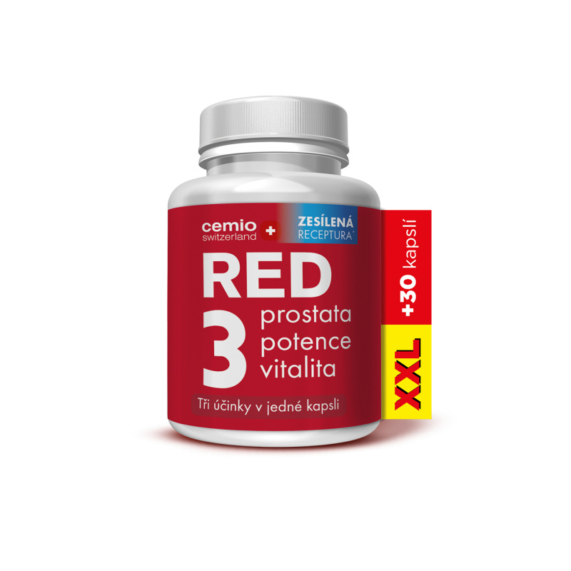 CEMIO RED3 XXL 90 + 30 kapslí