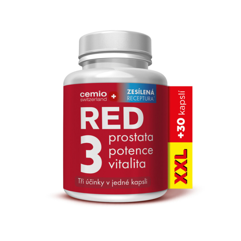 CEMIO RED3 XXL 90 + 30 kapslí