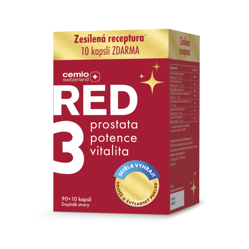 CEMIO RED3 90 + 10 kapslí NAVÍC