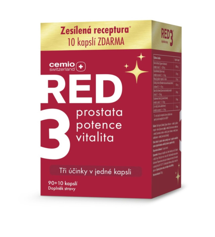 CEMIO RED3 90 + 10 kapslí NAVÍC