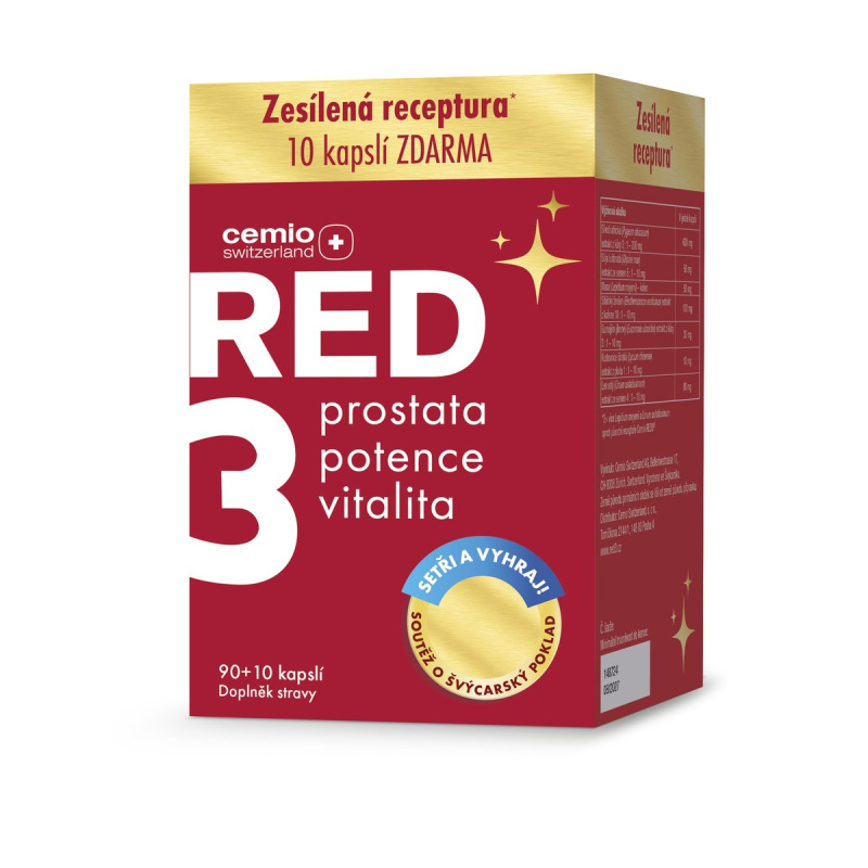 CEMIO RED3 90 + 10 kapslí NAVÍC