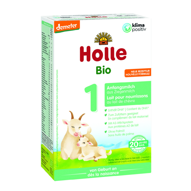 Holle Bio Počáteční kojenecké kozí mléko 1 pro děti od narození, 400 g