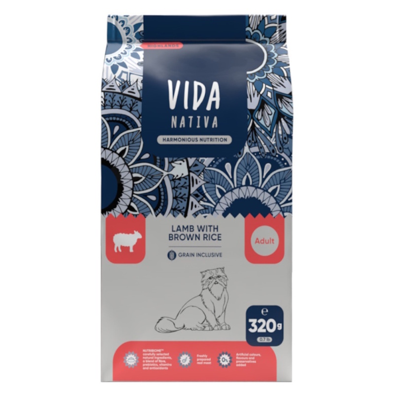 Kraftia VIDA NATIVA CAT Adult Lamb & Rice 7kg