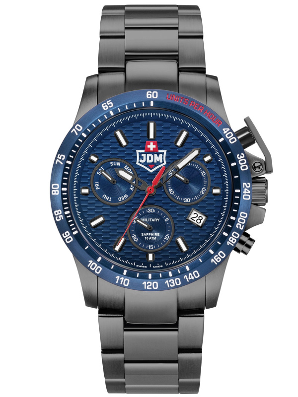 JDM Military JDM-WG017-03 Charlie ll Chronograph 45mm 10ATM
