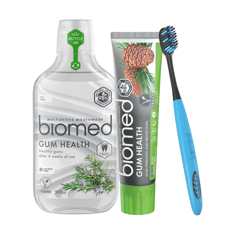 Biomed Gum Health Set sada zubní péče pro citlivé dásně