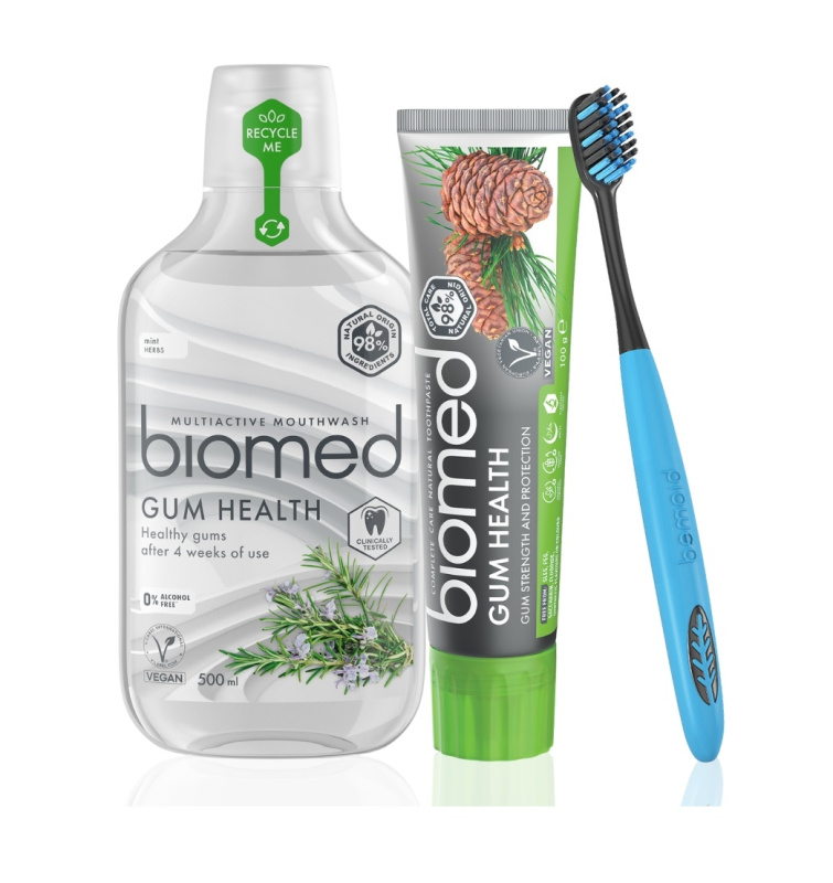 Biomed Gum Health Set sada zubní péče pro citlivé dásně