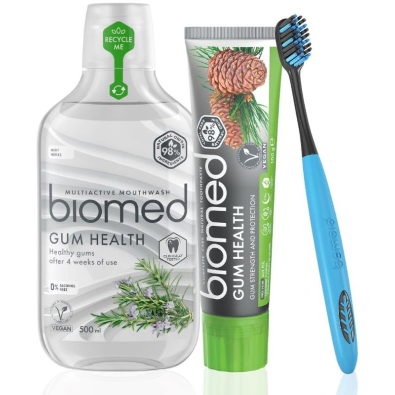 Biomed Gum Health Set sada zubní péče pro citlivé dásně