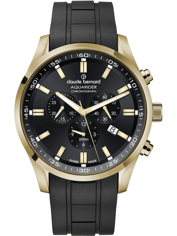Claude Bernard 10222-37JCA-NID Aquarider Chronograph 44mm 20ATM
