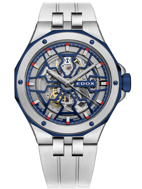 Edox 85303-357BUCAB-BUIRB Delfin Mecano Automatic 43mm