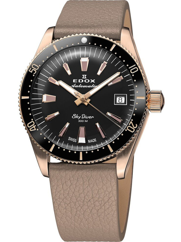 Edox 80131-37RNC-NI Skydiver Automatic 38mm + druhý řemínek