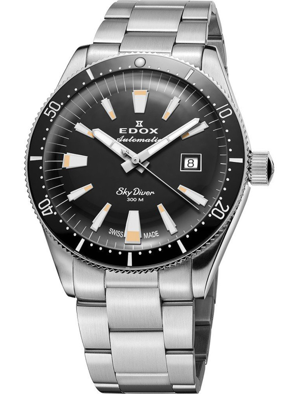 Edox 80131-3NM-NIB Skydiver Automatic 38mm