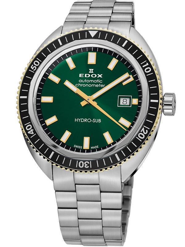Edox 80128-357-JNM-VID Hydo-Sub Automatic Chronometer 42m 30ATM