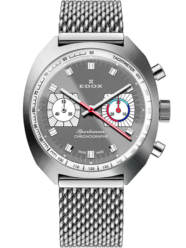 Edox 08202-3GG-GIN Sportsman Limited Automaik Chronoraph 41m 30ATM