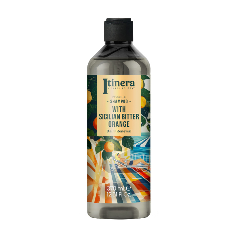 Itinera Šampon sicilský hořký pomeranč obnovující 370 ml