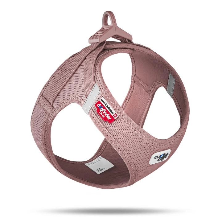 Curli postroj pro psy se sponou Air-Mesh rose 2XS (2–4 kg)