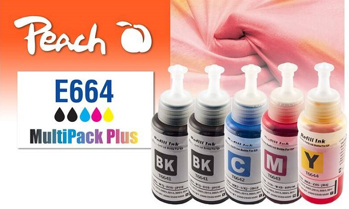 Inkoustová náplň Peach Epson 664 CombiPac Plus / CMYK Varianta: ivi1