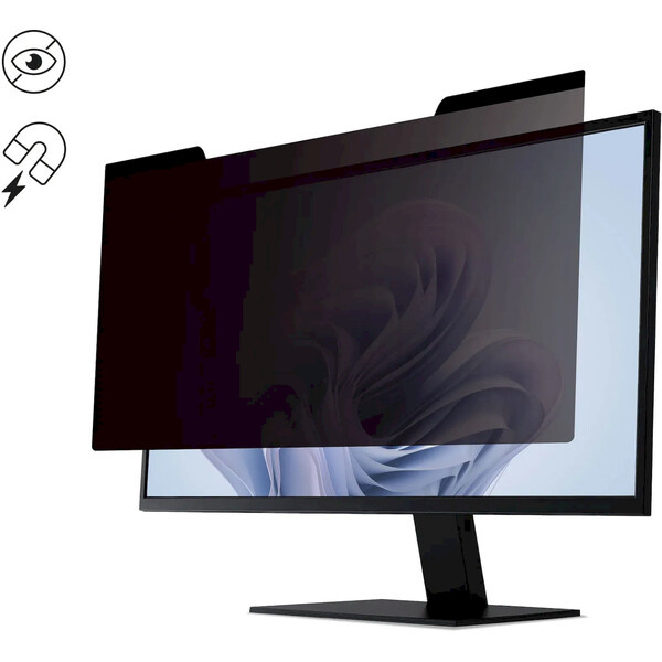 DICOTA Privacy Filter magnetická fólie pro 23" monitory černá Černá