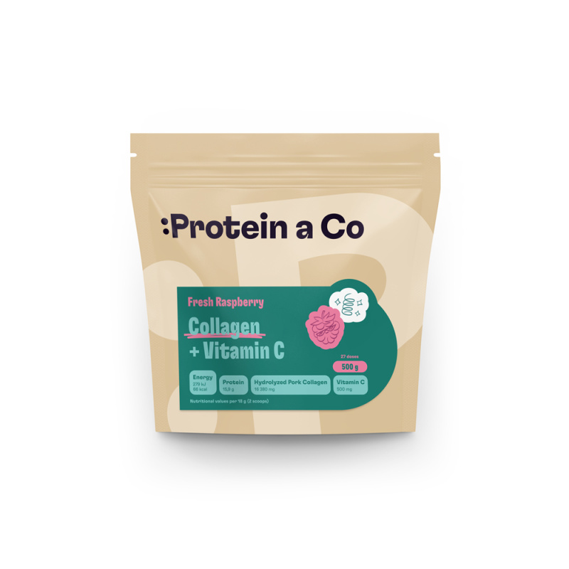 Protein a Co Kolagen + Vitamin C - Fresh raspberry 500 g