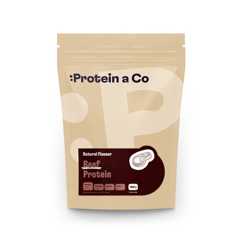Protein&Co BEEF PROTEIN Natural – 1 kg