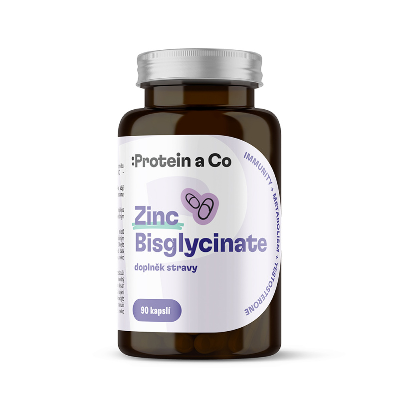 Protein a Co Zinek bisglycinát 90 kapslí