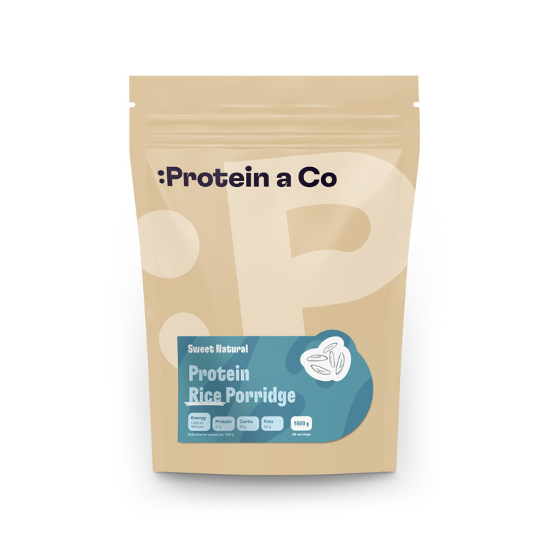 Protein a Co Proteinová rýžová kaše - Sweet natural 1 600 g