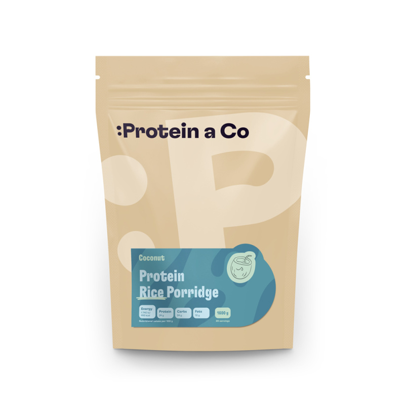Protein&Co Proteinová rýžová kaše 1600 g Kokos