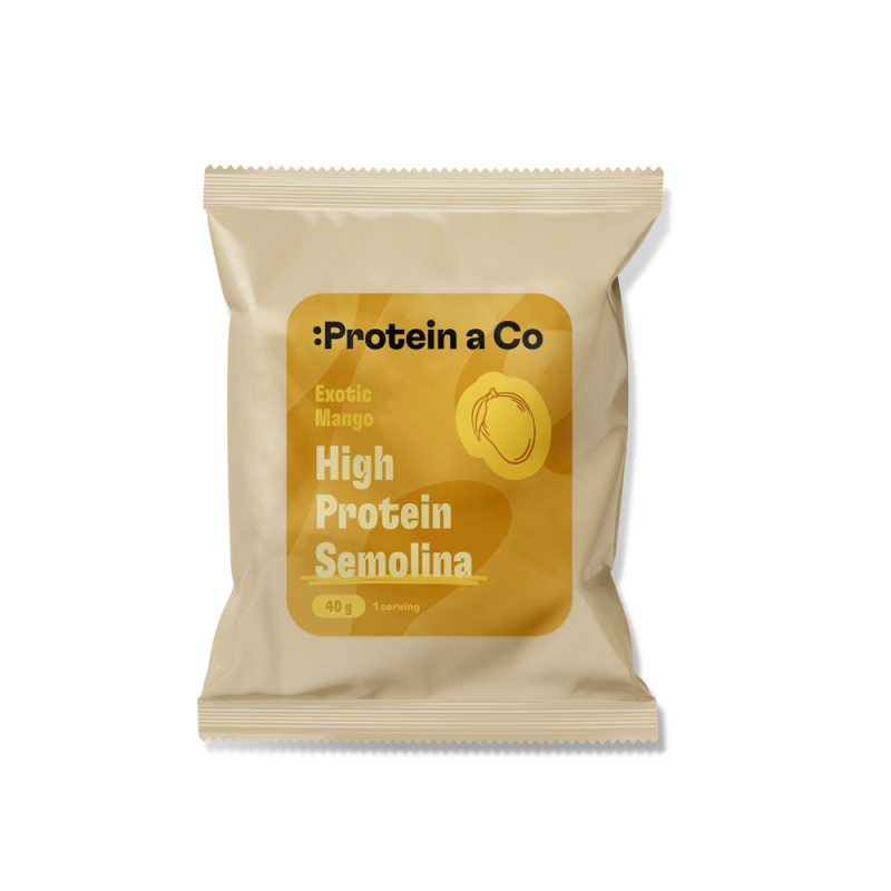 Protein a Co Proteinová krupicová kaše - Exotic mango 40 g