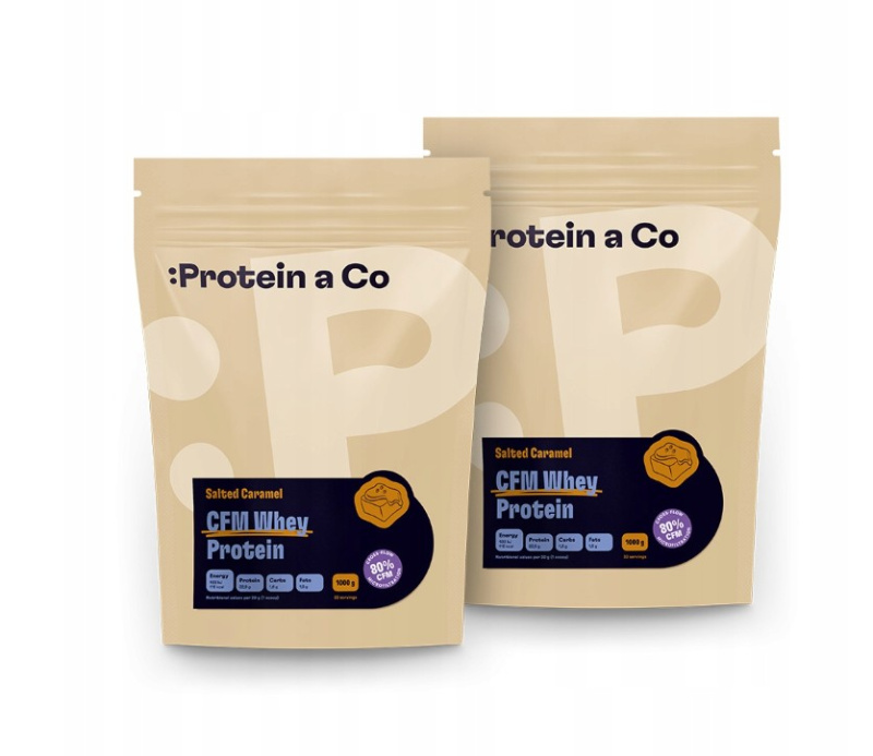Protein a Co CFM WHEY PROTEIN 80 2 kg - slaný karamel